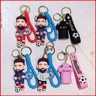 Fash Messi MLS พวงกุญแจ Argentina Paris Football star Clothing Inter Miami CF พวงกุญแจกระเป๋าจี้ World Cup Pop