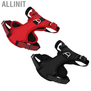 Allinit Pet Dog Puppy Harness Adjustable Reflective  Vest Training Walking Supplies