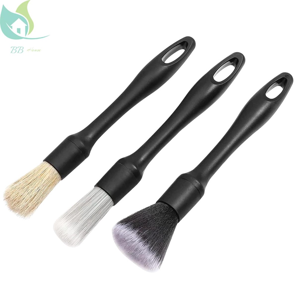 ชุดแปรงขนนุ่ม-ใช้ซ้ําได้-สําหรับรถยนต์-3-ชิ้น-shopqjc0514