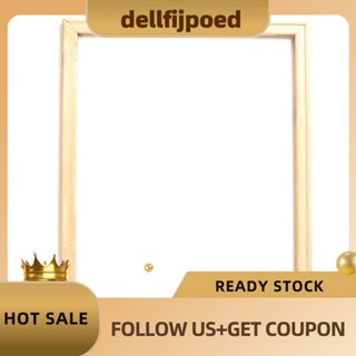 【dellfijpoed】กรอบรูปไม้ ประดับเพชร 40X30 ซม. สําหรับตกแต่งบ้าน DIY