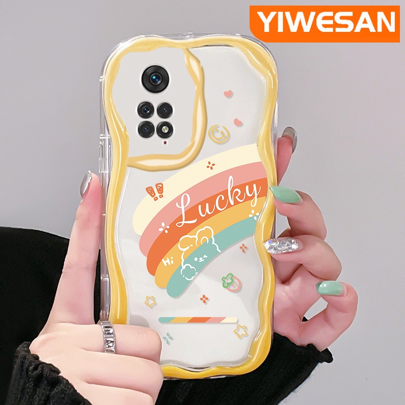 เคสโทรศัพท์มือถือ-ซิลิโคนใส-กันกระแทก-ลายการ์ตูนสายรุ้ง-สําหรับ-xiaomi-mi-redmi-note-11-11s-poco-m4-pro-4g