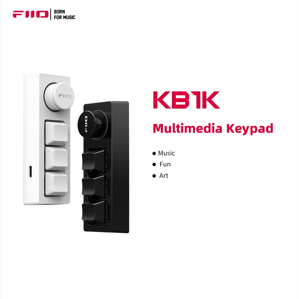 Fiio KB1/KB1K คีย์บอร์ดเมคคานิคอล พร้อมรีโมทเพลง | Shopee Thailand