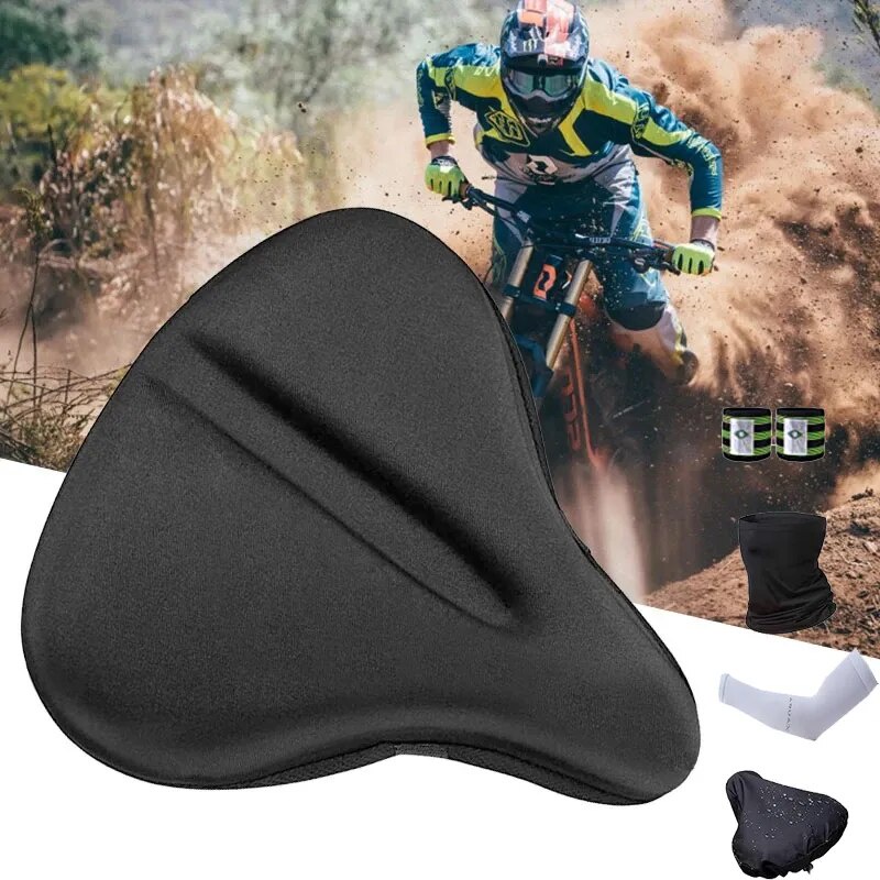 Saddle Cover Gel Saddle For Exercise Bike Seat Cover Extra GelTech