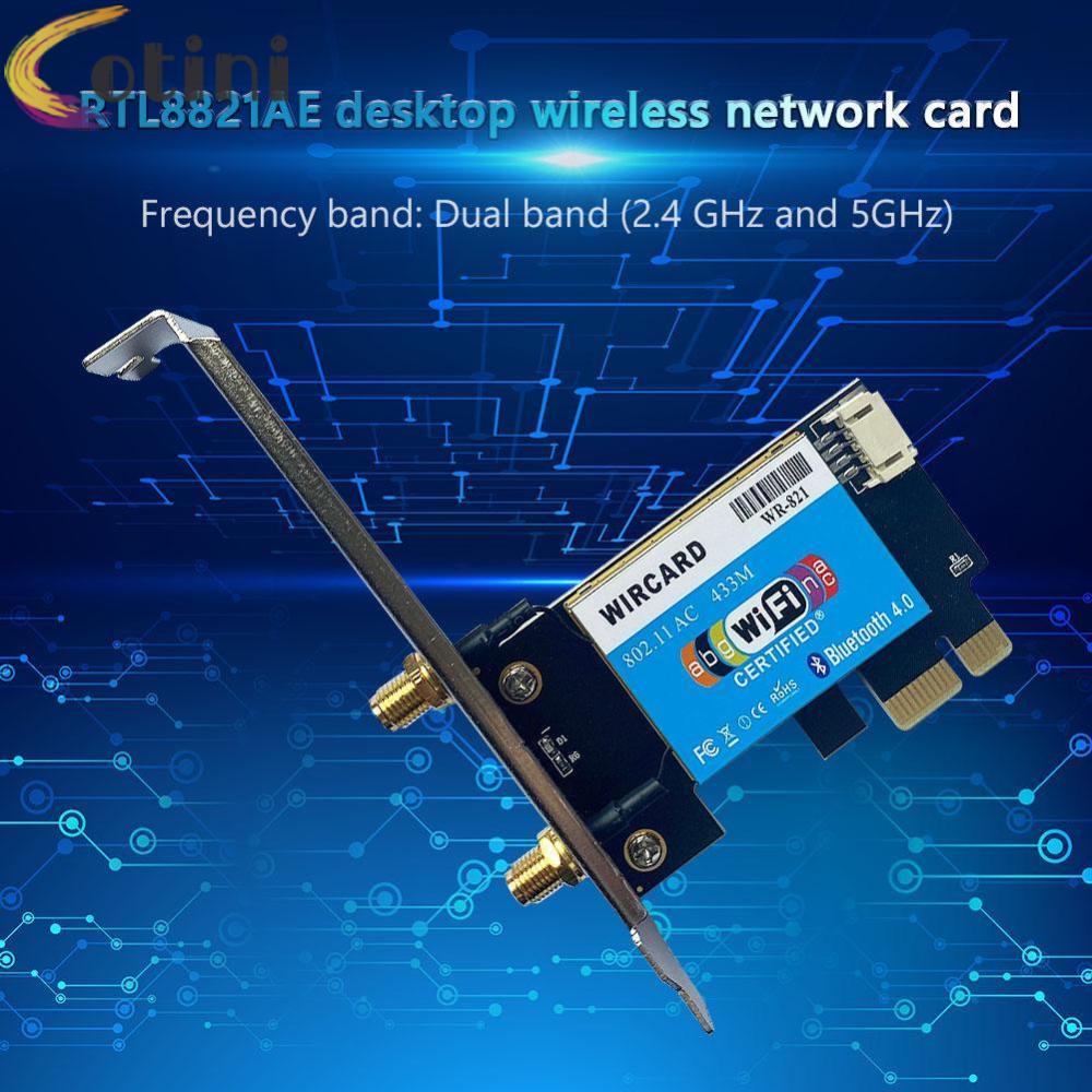 NEW RTL8821CE 433Mbps Wi-Fi+BT4.2 802.11AC Dual Band 2.4G/5GHz Mini