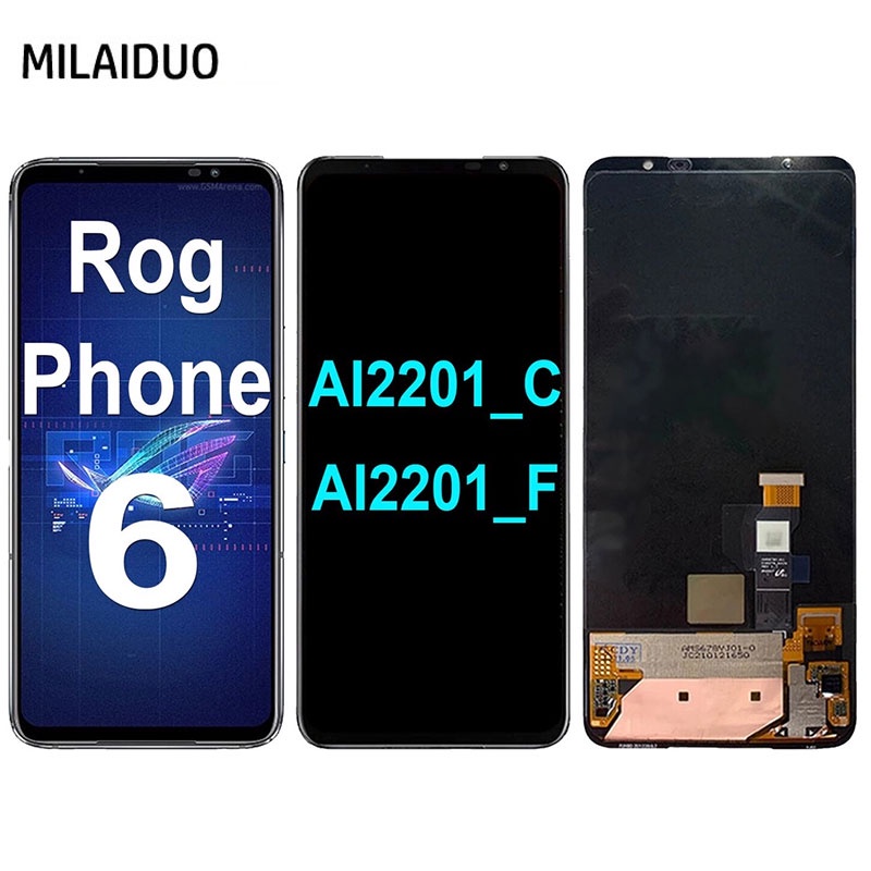6.78 Tomato Original AMOLED สําหรับ Asus ROG 6 โทรศัพท ์ 6 AI2201 ...