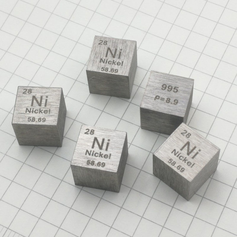 Cube Metal NICKEL ELEMENT CYCLE Collection 10มม. น้ำหนักประมาณ8.64g ni≥ ...