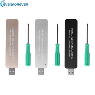 Ev USB3 0 To 2280 NGFF สําหรับ M 2 SATA-Based B สําหรับที่เก็บกุญแจ SSD ภายนอก