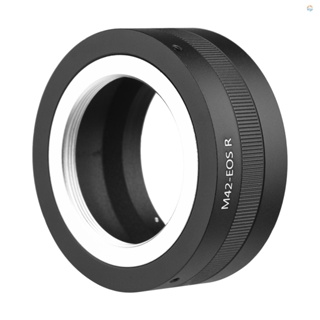 {Fsth} แหวนอะแดปเตอร์เมาท์เลนส์ อะลูมิเนียมอัลลอย สําหรับเลนส์เมาท์ M42 เป็นกล้องไร้กระจก Canon EOS R RP Ra R5 R6 RF