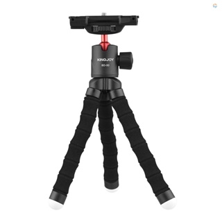 {Fsth} Kingjoy KT-500+BD-50 ขาตั้งกล้อง หัวบอล หมุนได้ พร้อมสกรู 1/4 นิ้ว ปรับได้ สําหรับสมาร์ทโฟน กล้องเซลฟี่ บันทึกวิดีโอ