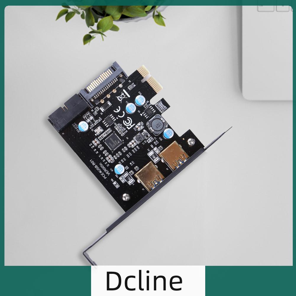 dcline-th-การ์ดต่อขยาย-pci-e-เป็น-usb-3-0-2-พอร์ต-pci-express-19-pin