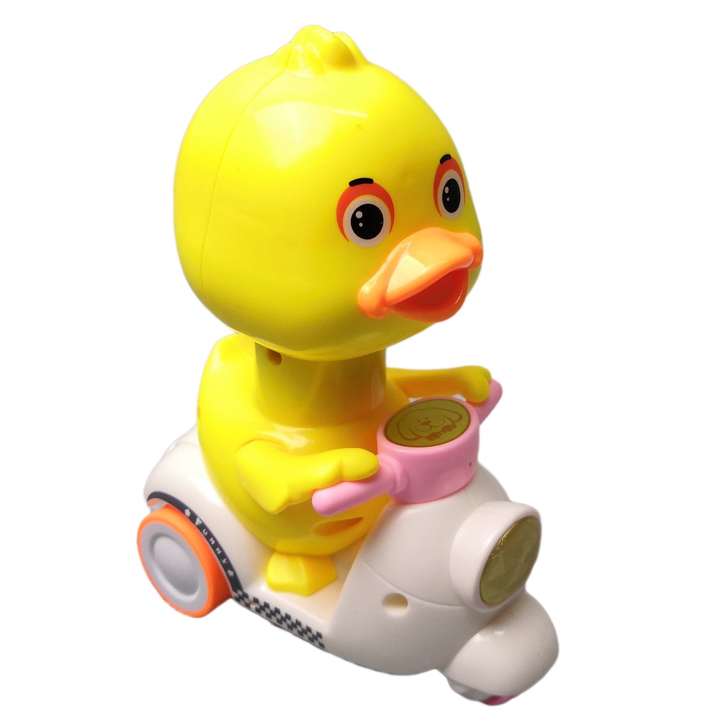 tik-tok-little-yellow-duck-influencer-ของเล่นรถมอเตอร์ไซค์-เฉื่อย-สําหรับเด็กผู้ชาย-ผู้หญิง-um8s