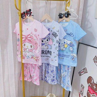 พร้อมส่ง ชุดเซ็ตลูกสาว ลายมายเมโลดี้ ชินนาม่อน คุโรมิ (เสื้อ+กางเกงขายาว) น่ารักมาก ต้องตำแล้วแม่ No.020-022