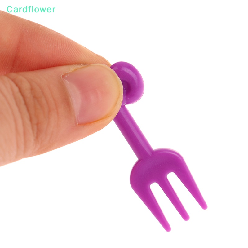 lt-cardflower-gt-ส้อมจิ้มผลไม้-รูปการ์ตูนสัตว์-ขนาดเล็ก-อุปกรณ์เสริม-ลดราคา-20-ชิ้น