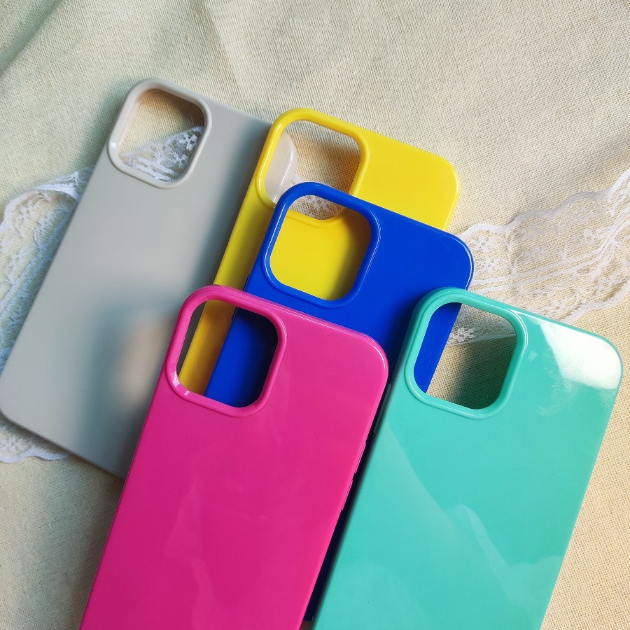 COD+ในสต็อก เคสโทรศัพท์TPU Jelly CaseสำหรับiPhone 15 14 11 13 12 Pro