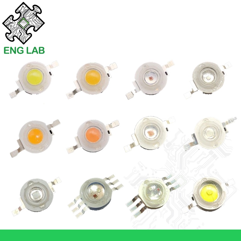 ENGLAB★ชุดไฟ LED 3W พลังงานสูง 3.2V พร้อมรอยเท้า SMT เอาท์พุตลูเมนสูง 5 ...