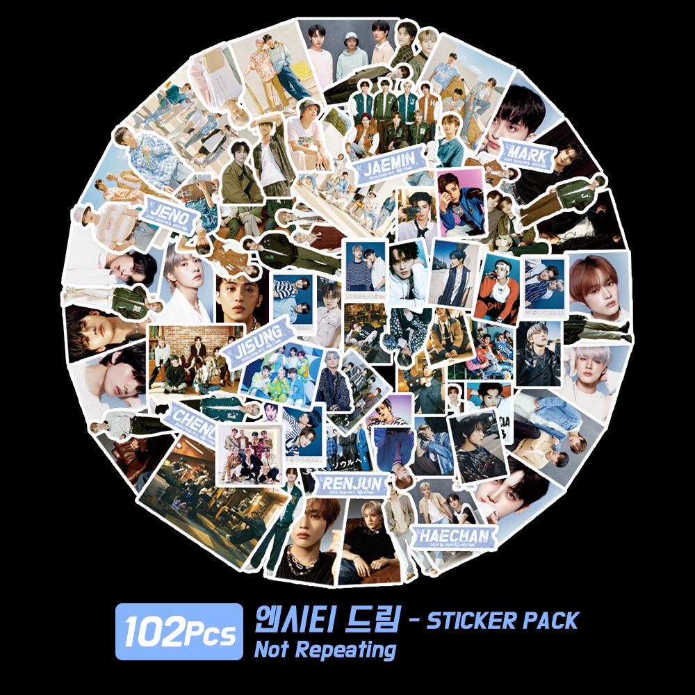 NCT DREAM Sticker Phone Luggage Laptop Decor Stickers 102 ชิ้น ต่อแพ็ค ...