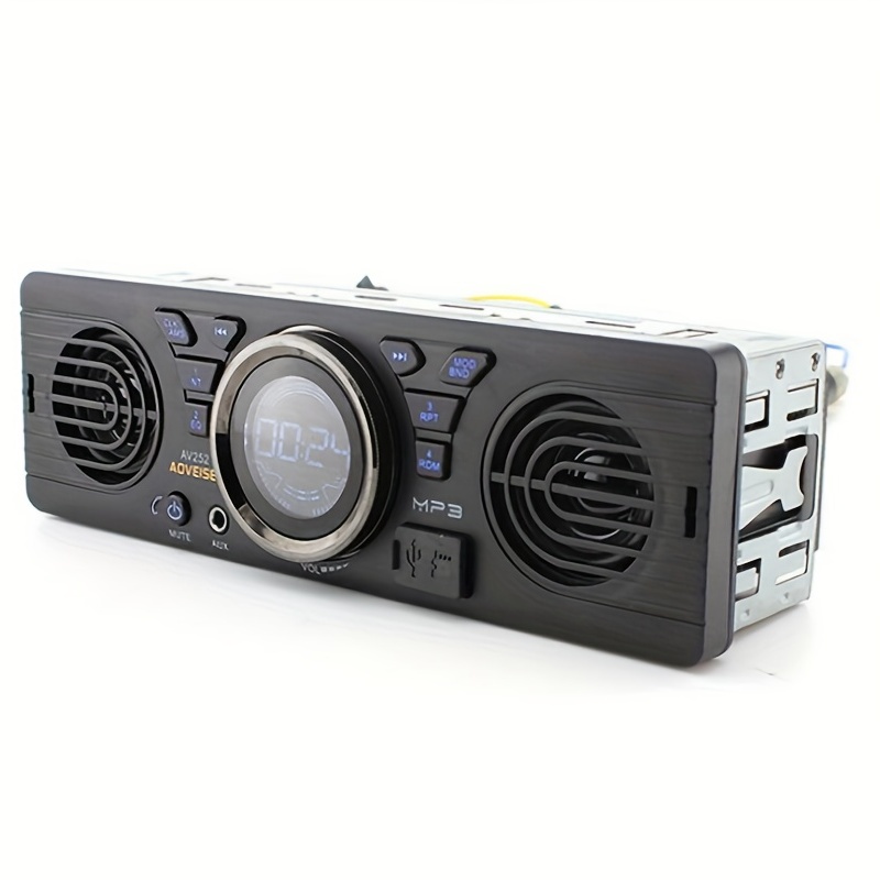 วิทยุรถยนต์ 12V AV252 ลําโพงในตัว เครื่องเล่น MP3 FM แฮนด์ฟรี SD AUX ...