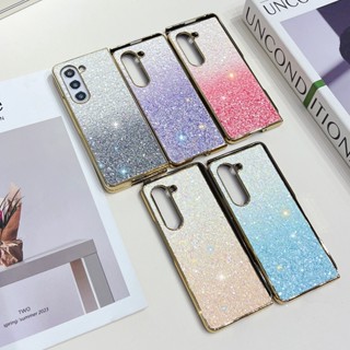 เคสโทรศัพท์มือถือ PC กันกระแทก แบบฝาพับ บาง สําหรับ Samsung Galaxy Z Fold 5 Z Fold5