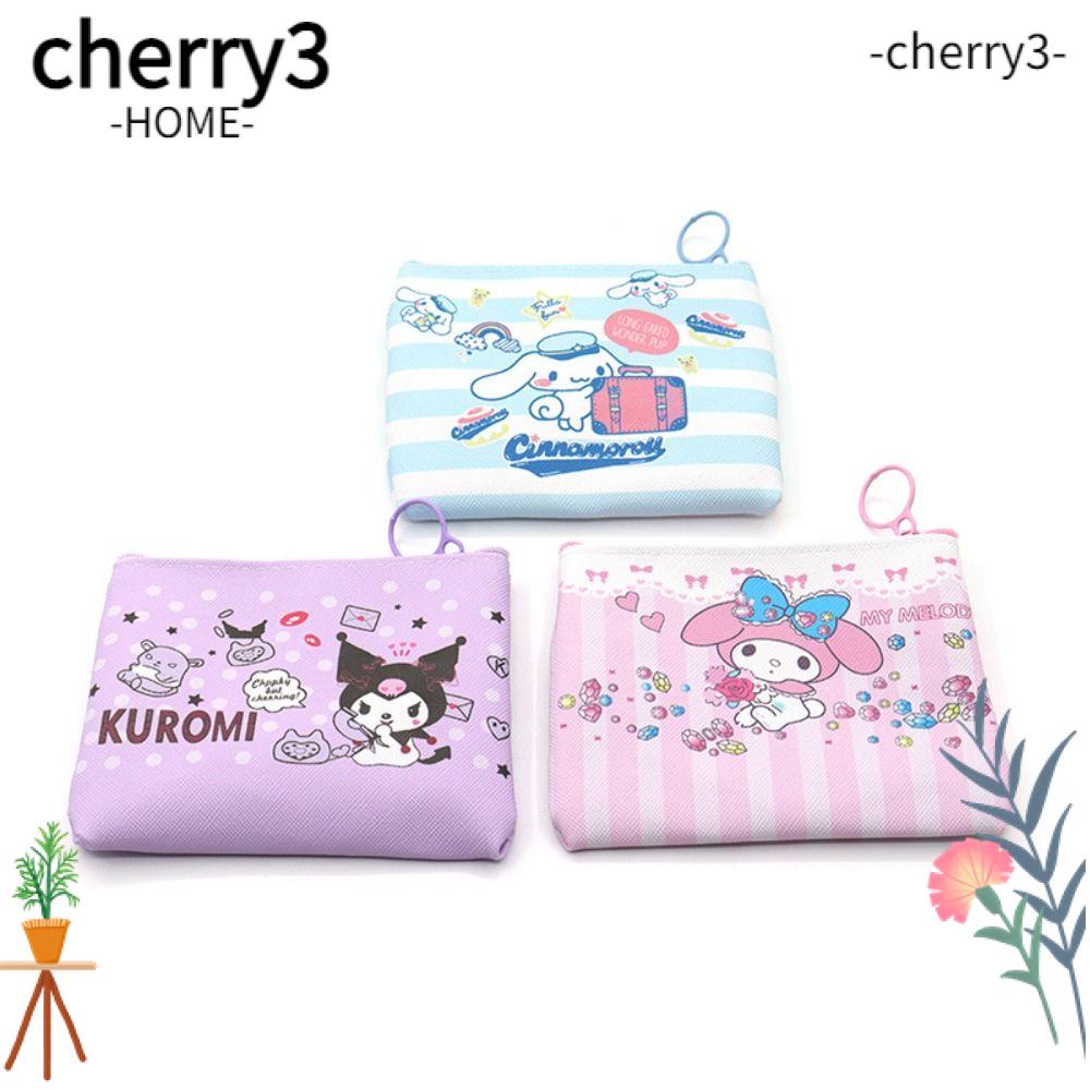 cherry3-กระเป๋าใส่เหรียญ-พวงกุญแจ-กระเป๋าใส่หูฟัง-แบบพกพา-ขนาดเล็ก-สําหรับผู้หญิง