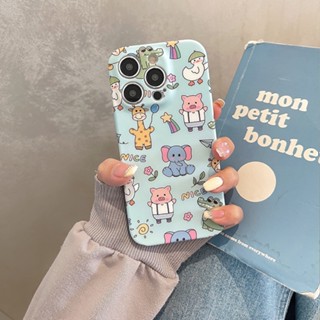 เคสโทรศัพท์มือถือ กันกระแทก ลายการ์ตูนน่ารัก สไตล์เกาหลี สําหรับ Iphone 14 pro max 13promax 12pro iPhone11