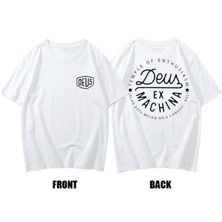 เสื้อยืดคอกลม แขนสั้น พิมพ์ลาย DEUS Machina TEE สําหรับผู้ชาย และผู้หญิง