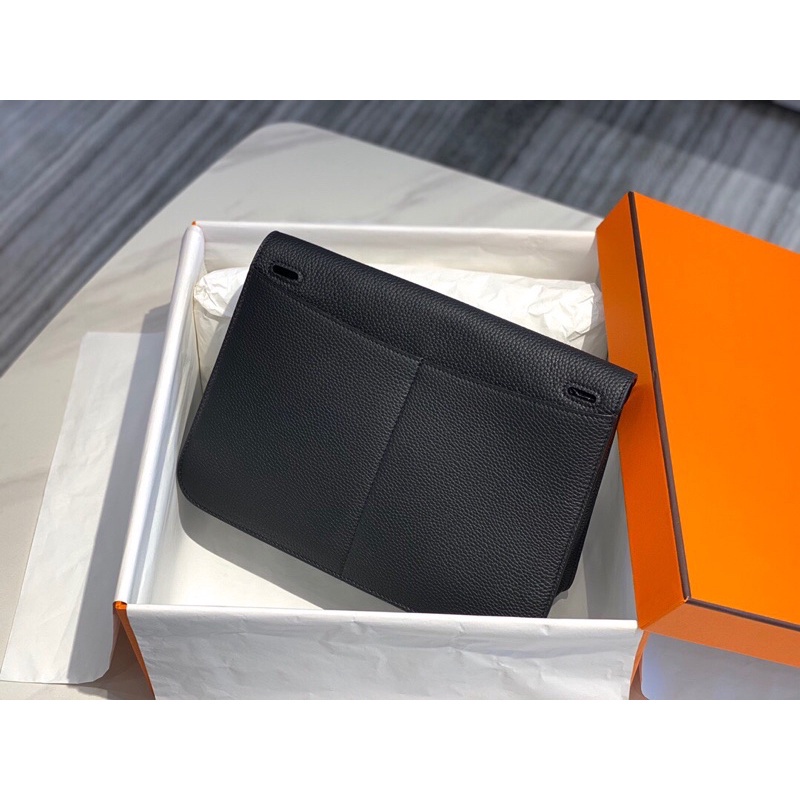 พรี-ราคา10700-hermes-halzan-หนังแท้-กระเป๋าแฟชั่น-กระเป๋าสะพาย30cm