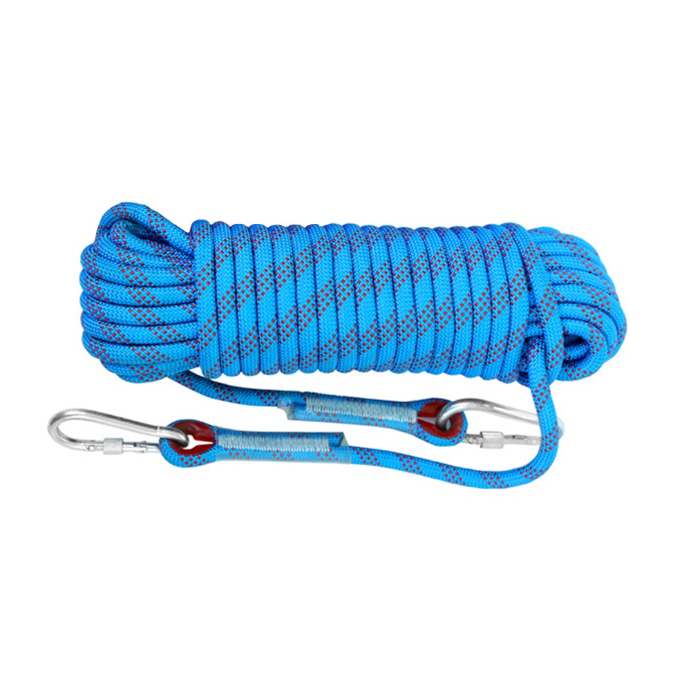 Tomshoo 10mm Rock Climbing Rope 10M/20M/30M Outdoor Static Rapelling ...