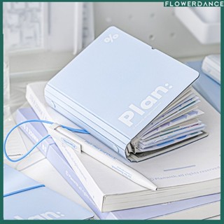 Simple Binder Binder โน้ตบุ๊คแบบพกพาพร้อมกระเป๋าอุปกรณ์สำนักงานเครื่องเขียนโรงเรียนดอกไม้