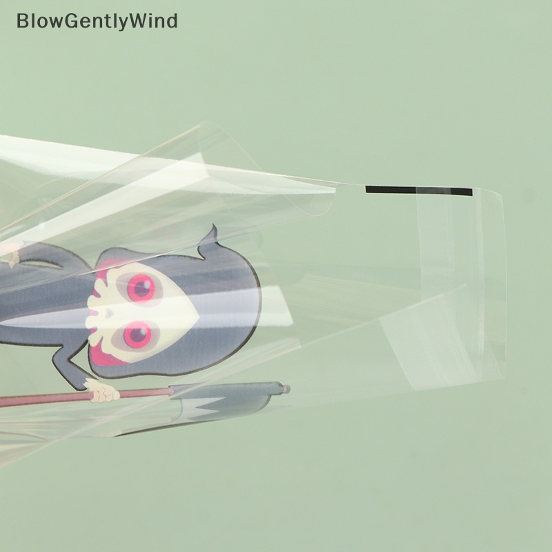 blowgentlywind-ถุงพลาสติก-สําหรับใส่ขนมคุกกี้-บิสกิต-ขนมขบเคี้ยว-เหมาะกับปาร์ตี้ฮาโลวีน-100-ชิ้น-bgw