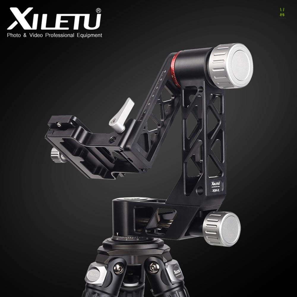 flt-xiletu-xgh-3-ขาตั้งกล้องอลูมิเนียมอัลลอย-พร้อมแผ่น-qr-1-4-นิ้ว-และสกรูอินเตอร์เฟซ-3-8-นิ้ว-สําหรับกล้องถ่ายภาพนก-สมาร์ทโฟน