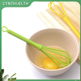 Creative Mini Egg Beater Kitchen Mixer Stick - ปัด, เขียว/เหลือง, 18.5 ซม. ซินเธีย