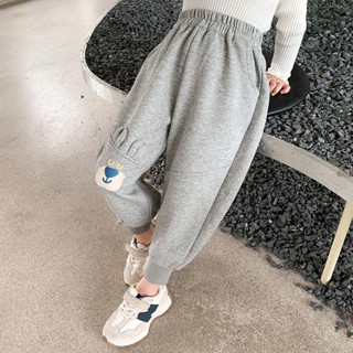 พร้อมส่ง ใหม่ กางเกงวอร์มขายาว ลําลอง สไตล์เกาหลี ญี่ปุ่น ฤดูใบไม้ผลิ ฤดูใบไม้ร่วง ระดับไฮเอนด์ สําหรับเด็กผู้หญิง 2023