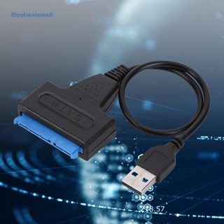 [ElectronicMall01.th] สายเคเบิลอะแดปเตอร์ AU USB 2.0 เป็น SATA 22pin สําหรับ HDD SSD 2.5 นิ้ว