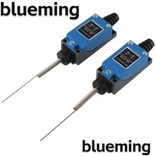 Blueming2 สวิตช์ลิมิตชั่วขณะ ME-8169 250V 5A ไมโครสวิตช์ เราเตอร์ CNC กันน้ํา ทนทาน สีฟ้า 2 ชิ้น