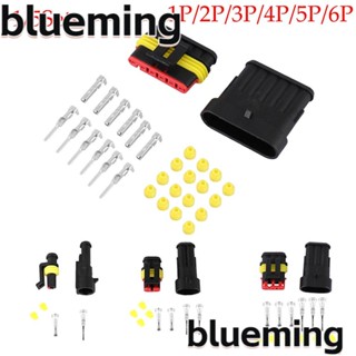 Blueming2 ขั้วต่อสายไฟ กันน้ํา สําหรับรถยนต์ เรือ รถบรรทุก 1/5 ชุด