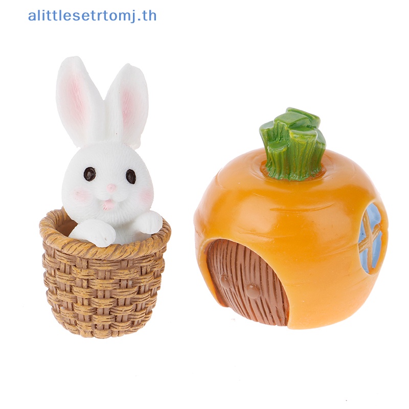 alittlese-ฟิกเกอร์เรซิ่น-รูปกระต่ายอีสเตอร์-ขนาดเล็ก-สําหรับตกแต่งสวน