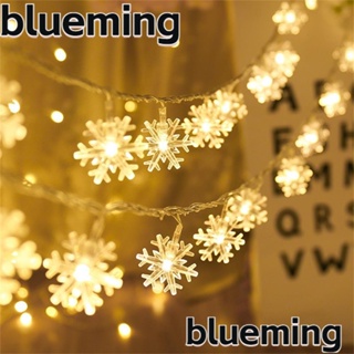 Blueming2 โคมไฟเกล็ดหิมะ สีขาวอบอุ่น หลากสี สําหรับแขวนตกแต่งบ้าน งานแต่งงาน ปาร์ตี้ ในบ้าน