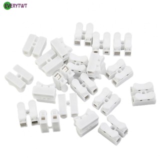 ⭐NEW ⭐CH2 Spring Connector 20Pcs Block Cable Clamp LED Quick Set Wire Brand New