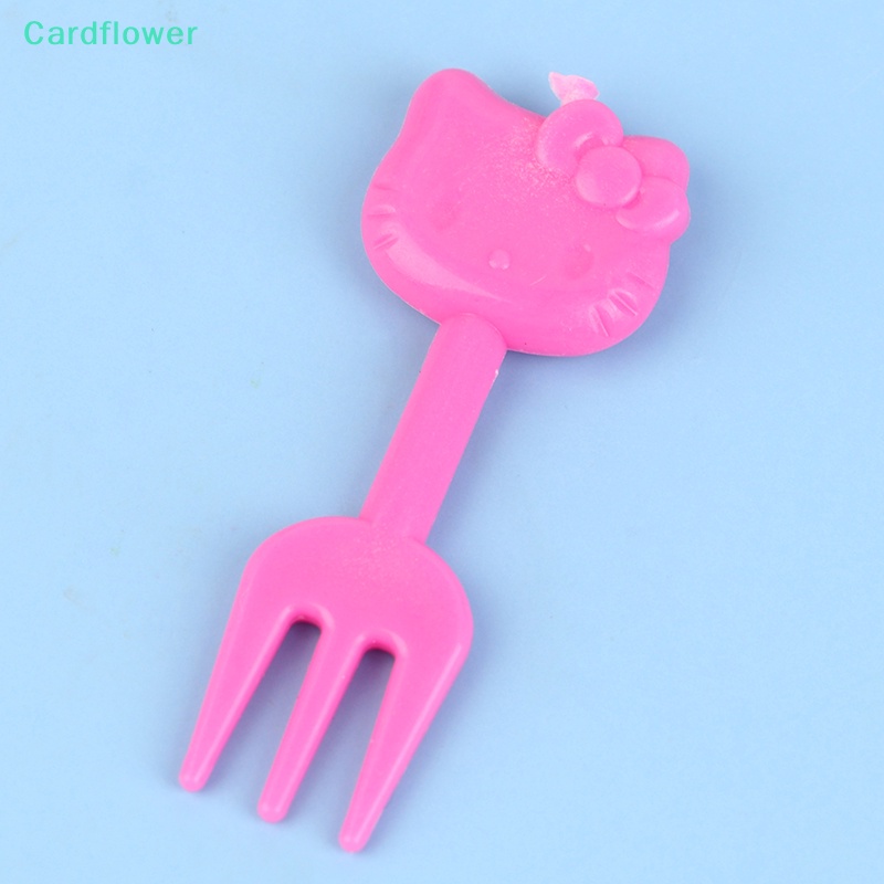 lt-cardflower-gt-ส้อมจิ้มผลไม้-รูปการ์ตูนสัตว์-ขนาดเล็ก-อุปกรณ์เสริม-ลดราคา-20-ชิ้น