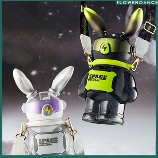 Lightning Rabbit Space Cup ถ้วยน้ำแฟชั่นถ้วยพลาสติกส่วนบุคคลนักเรียนดอกไม้ความจุขนาดใหญ่