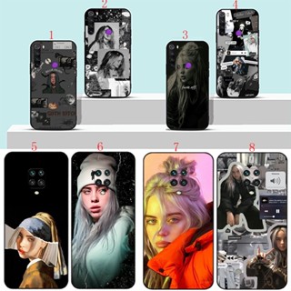 เคสโทรศัพท์มือถือนิ่ม พิมพ์ลาย Billie Eilish น่ารัก สีดํา สําหรับ Redmi 9 6A 7A 8A 9A 9C H14