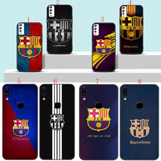 เคสโทรศัพท์มือถือนิ่ม ลายการ์ตูนโลโก้ Barcelona สีดํา สําหรับ Vivo Y76 S Y74S Y15S Y15A T14 Y10 4g V23 Pro Y75 T1 5g H6