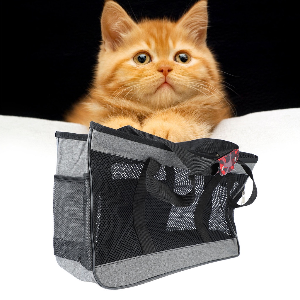pp-cat-carrier-bag-breathable-space-pet-travel-with-handle-and-zipper-for-outdoor-สีเทา