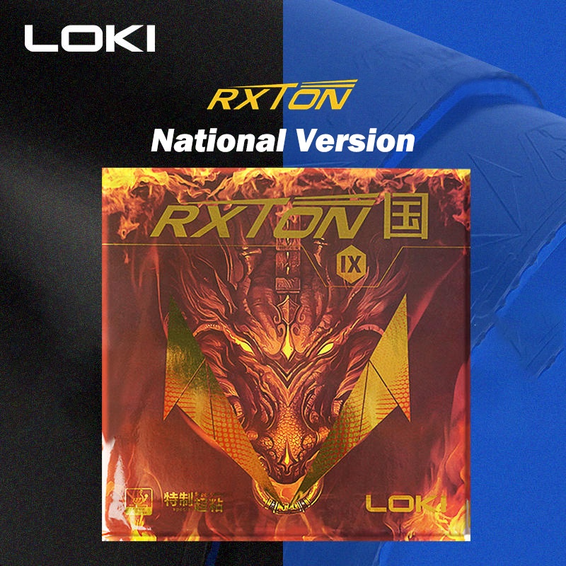 Loki RXTON 9 ยางปิงปองฟองน้ํา ITTF สีฟ้า พร้อมห่วง สําหรับตีเทนนิส ...