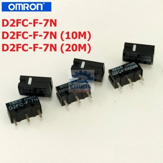 สวิทช์ เมาส์ ไมโครสวิทช์ Mouse Micro Switch Ultra Sub Miniature Basic Switch D2FC-F-7N #สวิทช์เมาส์ Omron (1 ตัว)