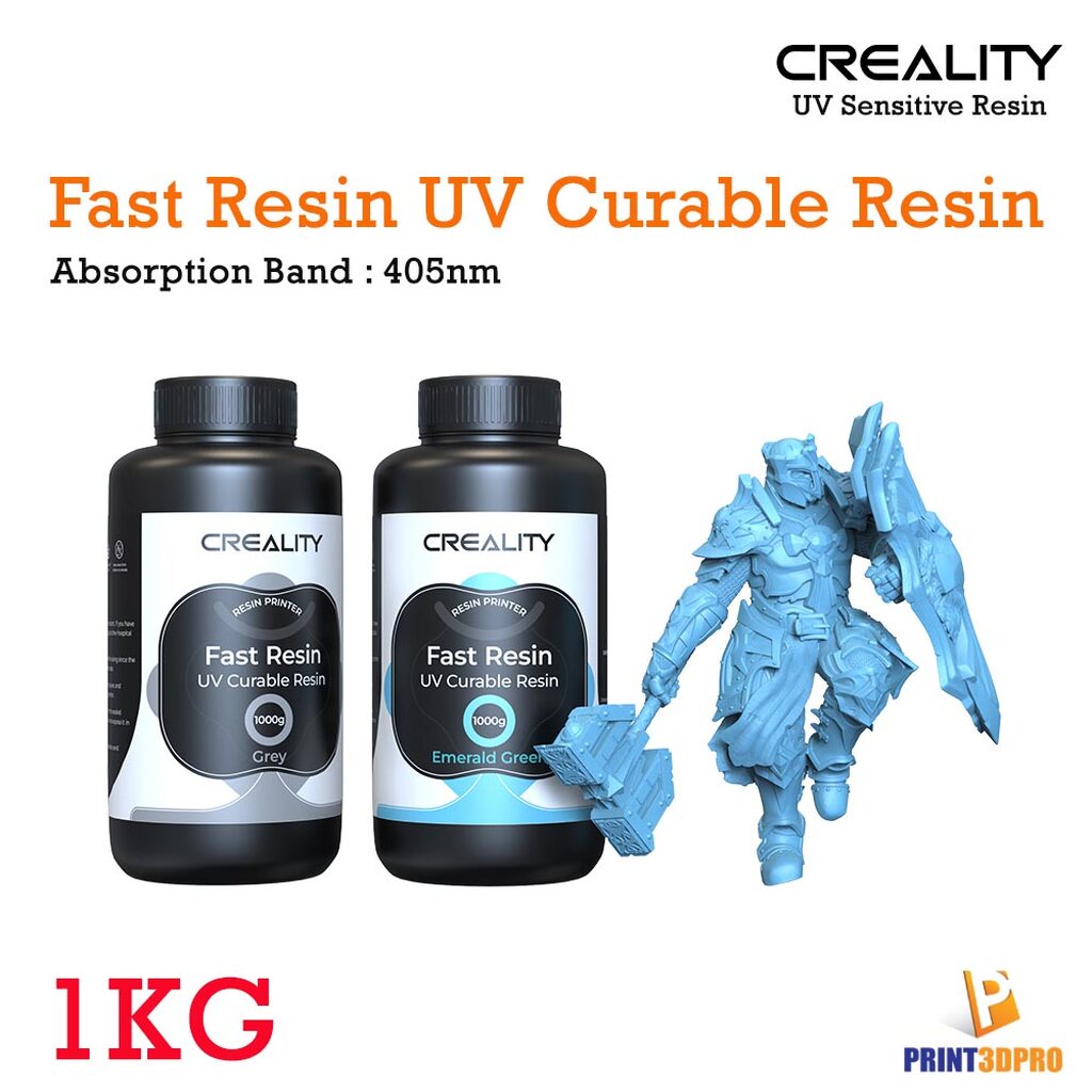 Creality Fast Resin UV Curable Resin 1kg For LCD 3D Printer Shopee