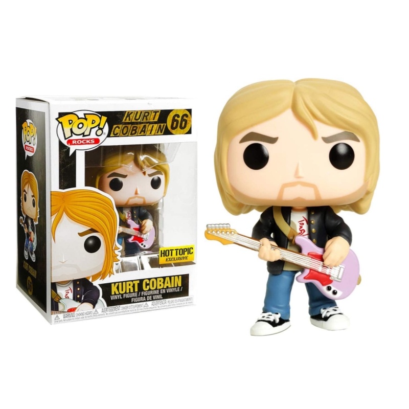 โมเดลฟิกเกอร์นักร้องโคเบน Funko Pop 64 65 66 67 Kurt | Shopee Thailand