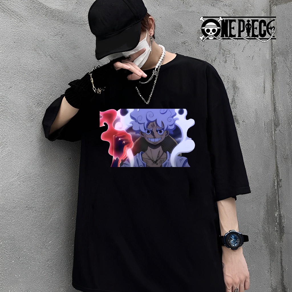 ดีมาก เสื้อยืดคุณภาพดีหนึ่ง piece lufei ปลุกเกียร์ห้า nika ซุปเปอร์ดูดี ...