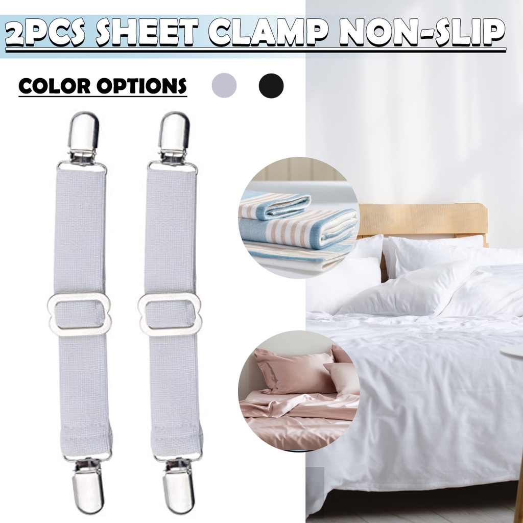Bed Sheet Fasteners Set Adjustable Sheet Straps Bed Sheet Grippers