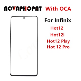 อะไหล่หน้าจอสัมผัส LCD และ OCA สําหรับ Infinix Hot 12 Play Pro 12i X6816 X6817 X665